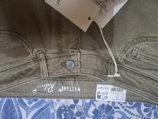 Pantalones Mustang Verde Oliva Talla W29 L30