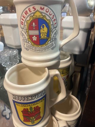 Juego 6 Vasos Cerveceros Bier