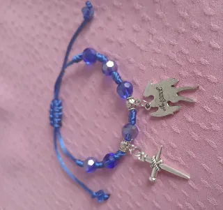 Pulsera 7 Nudos con SanMiguel Arcángel