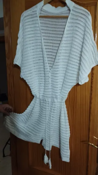 Peto playa blanco talla única