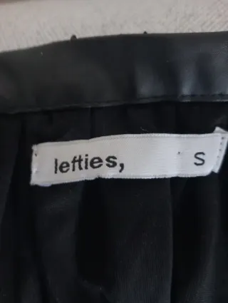 Falda Lefties negra Talla S