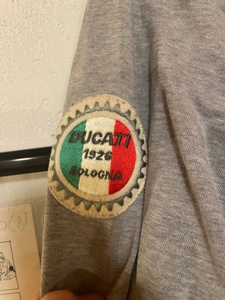 Polo Ducati Corse Fila  -Manga Larga Gris