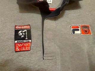 Polo Ducati Corse Fila  -Manga Larga Gris