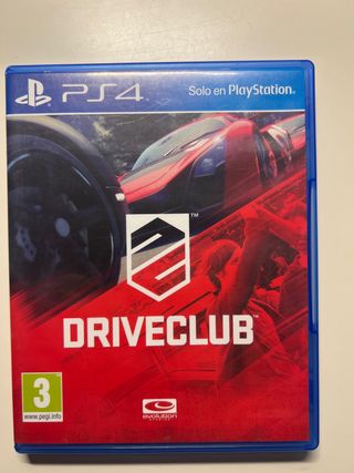 Juego Driveclub PS4