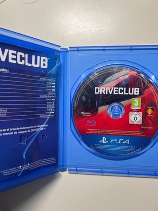 Juego Driveclub PS4