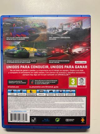 Juego Driveclub PS4
