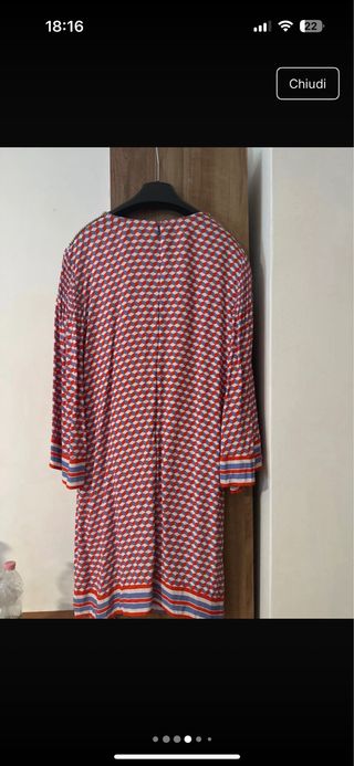 Vestito Elisabetta Franchi fantasia geometrica