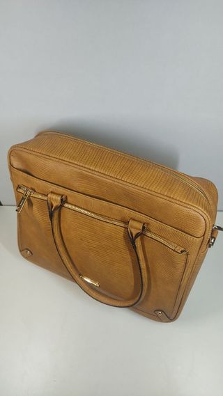 Bolso/Maletín Parfois Texturizado Camel