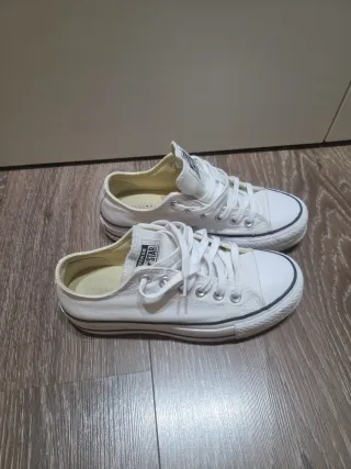 Bambas Converse All Star Blancas talla 36