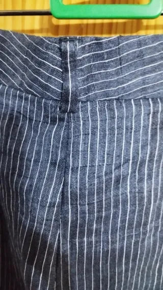 Pantalones de vestir rayas diplomáticas mujer