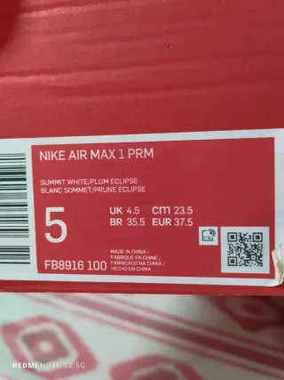 Zapatillas Nike Air Max 1 Talla 37.5