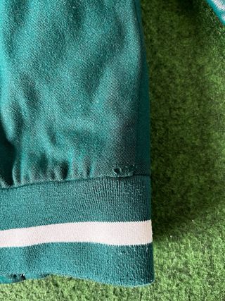 Chaqueta Bomber Starter mangas de cuero