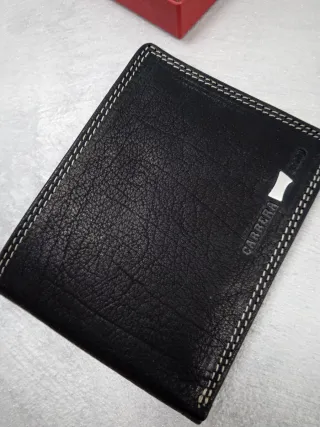Portafoglio Uomo Carrera Jeans Nero Pelle