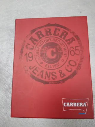 Portafoglio Uomo Carrera Jeans Nero Pelle