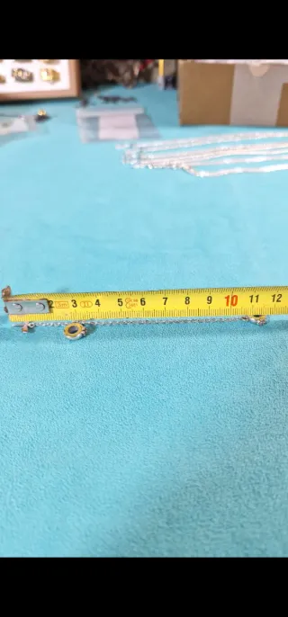 Charm doble Plata con cadena de seguridad