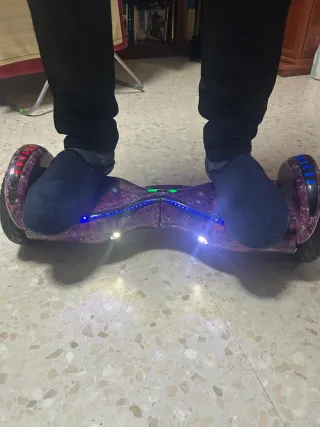 Hoverboard Morado Galaxia