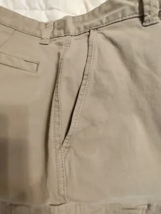 Pantalón Cargo Zara Hombre Talla 40 Beige