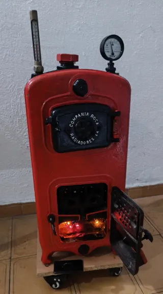 Caldera Antigua Roca Vintage Roja