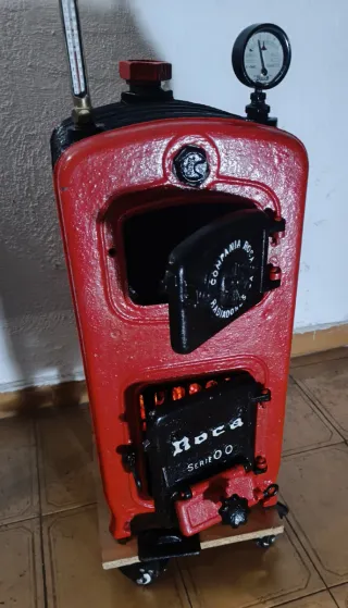 Caldera Antigua Roca Vintage Roja