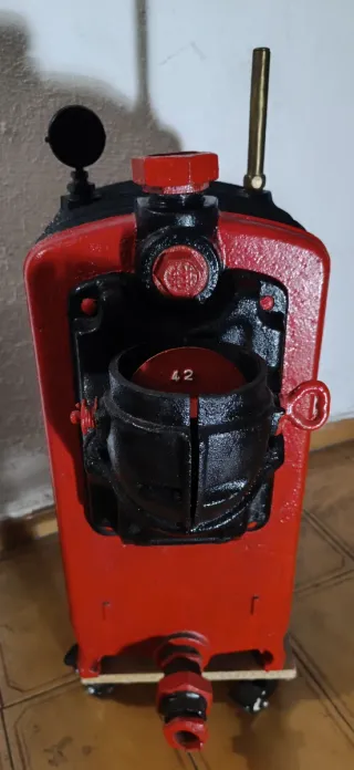 Caldera Antigua Roca Vintage Roja