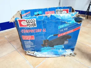 Compresor CECO POWER 6L 115 PSI 1.0 HP