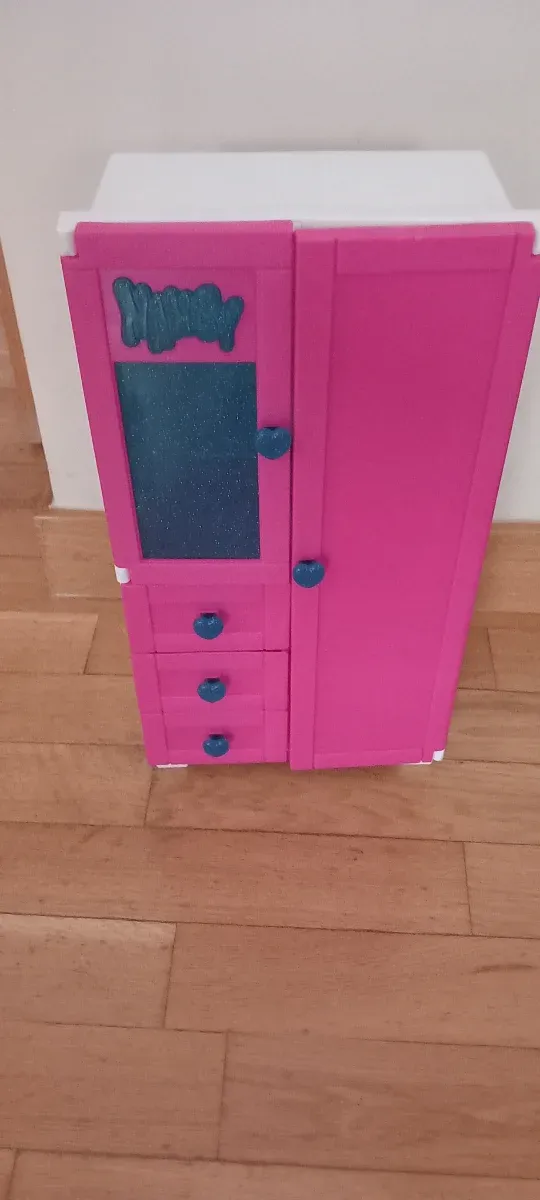 Armario Muñecas Nancy Rosa