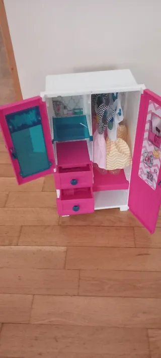 Armario Muñecas Nancy Rosa