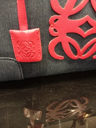 Bolso Loewe Amazone Azul y Rojo