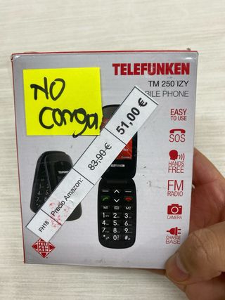 Teléfono Telefunken Negro