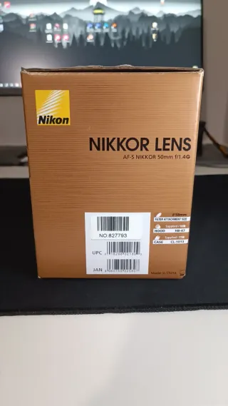 Obiettivo Nikon AF-S NIKKOR 50mm f/1.4G