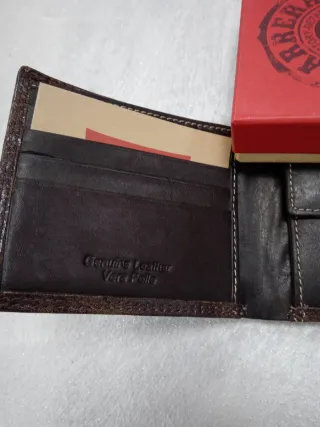 Portafoglio Uomo Carrera Jeans Pelle Marrone