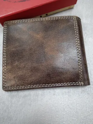 Portafoglio Uomo Carrera Jeans Pelle Marrone