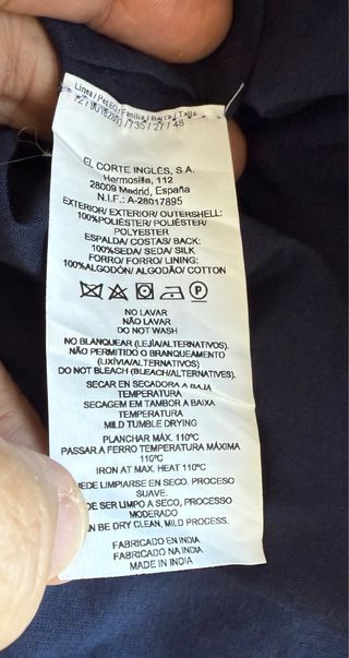 Vestido largo Síntesis negro y verde