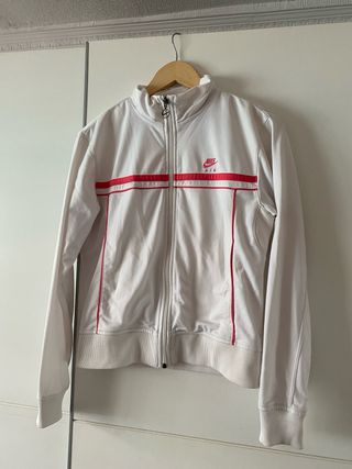 Chaqueta deportiva Nike Air blanca y roja