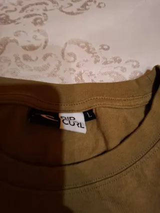 Camiseta Rip Curl Hombre Verde Oliva