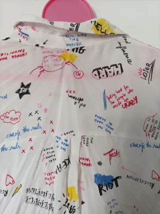 Camisa estampada stradivarius M