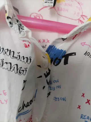 Camisa estampada stradivarius M