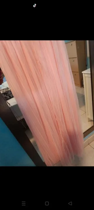 Vestido fiesta mujer rosa talla M