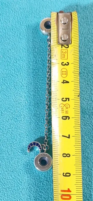 Charm Doble Plata 925 Noche y Día