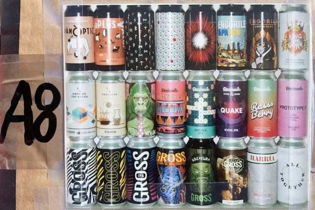 Lattine di birra vuote da collezione serie A