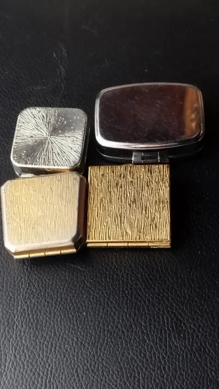 Lote 4 Cajas Pastilleros Antiguas Decoradas