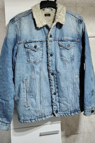 Chaqueta vaquera Levis borrego talla L