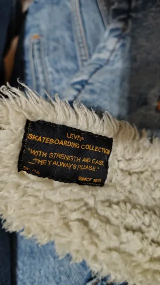 Chaqueta vaquera Levis borrego talla L