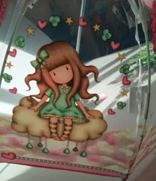 Paraguas Gorjuss Transparente 42cm