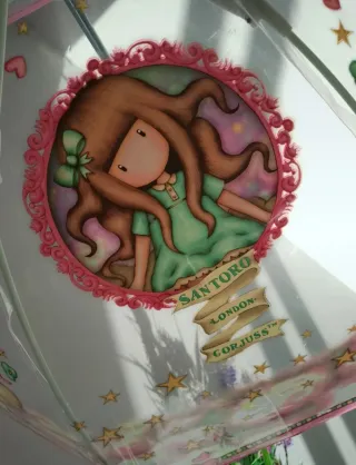 Paraguas Gorjuss Transparente 42cm