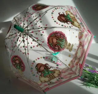 Paraguas Gorjuss Transparente 42cm