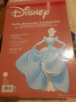 Vajilla Princesas Disney Microondas
