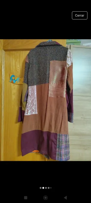Abrigo Desigual Patchwork Talla 36