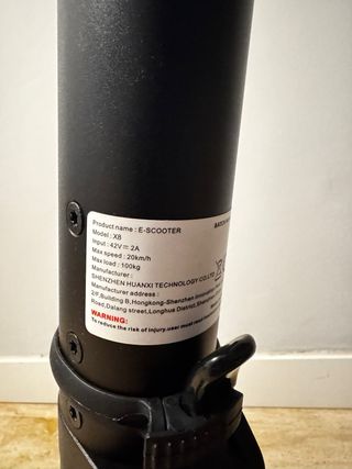 Patinete Eléctrico Ecoxtrem Negro