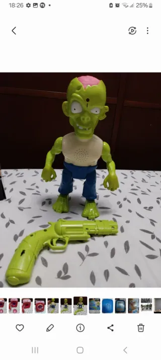 Zombie Invasión Juguete con Pistola